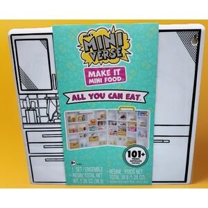 Mini Verse MGA's "All You Can Eat PLUS Carrying Case" NO RESIN 30+ Pieces *READ*